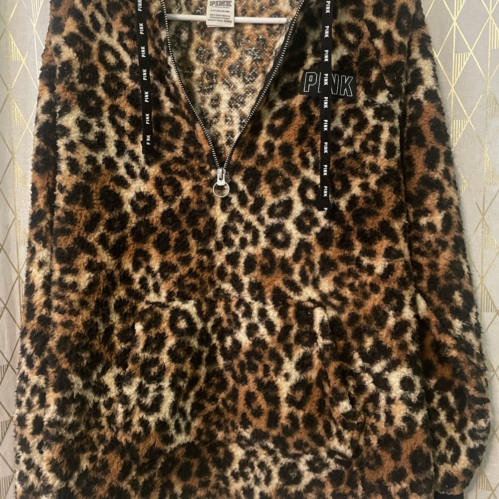 PINK Victoria's Secret Animal Print Fleece